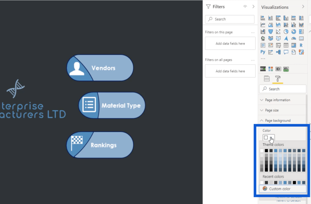 power bi report development