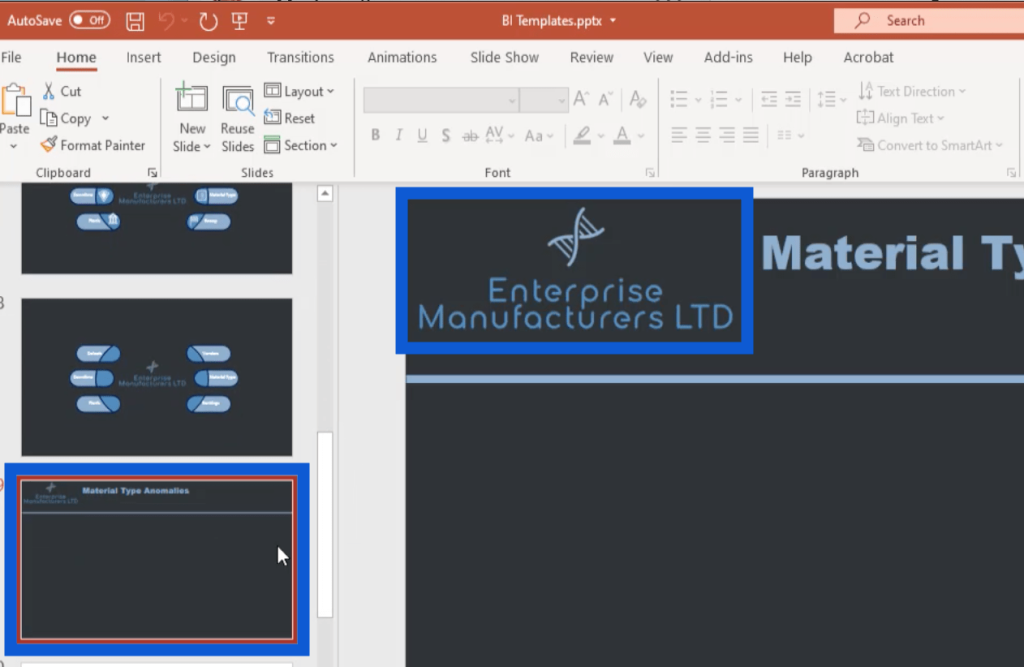 power bi report development