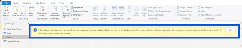 power bi data transformation