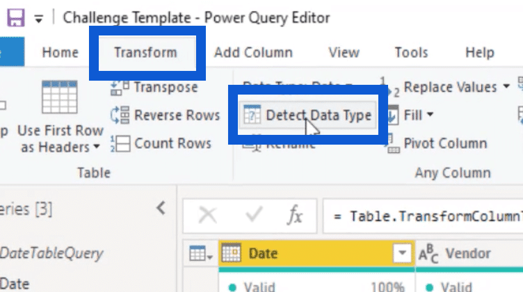 power bi data transformation