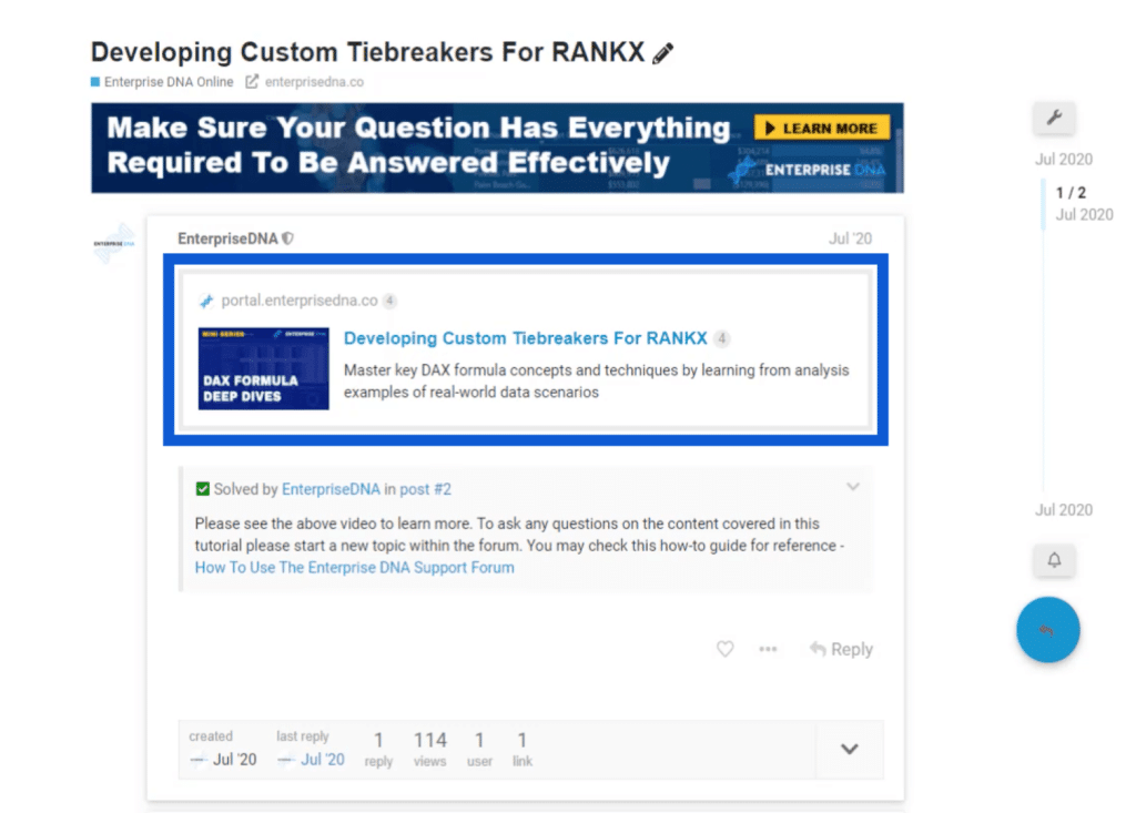 RANKX DAX Function in Power BI to Develop Custom Tiebreakers