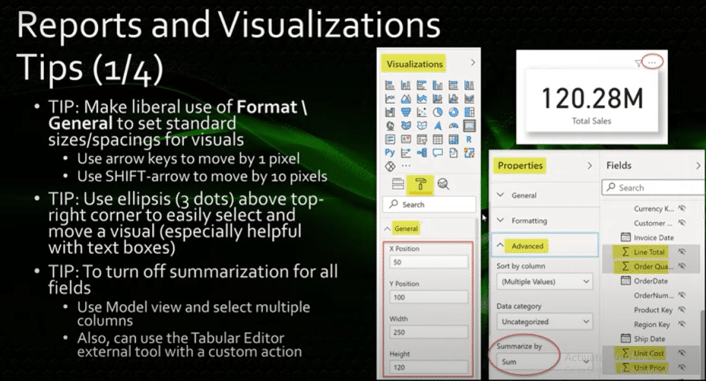 Power BI report examples