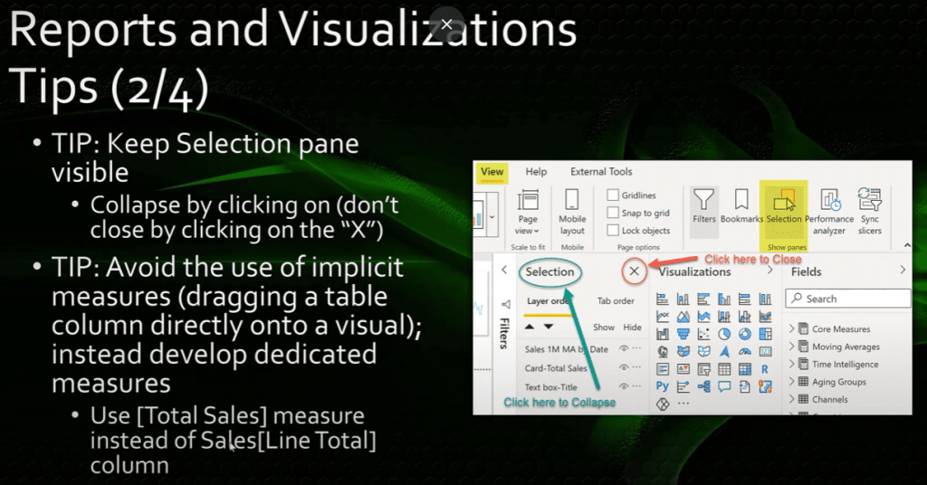 Power BI report examples