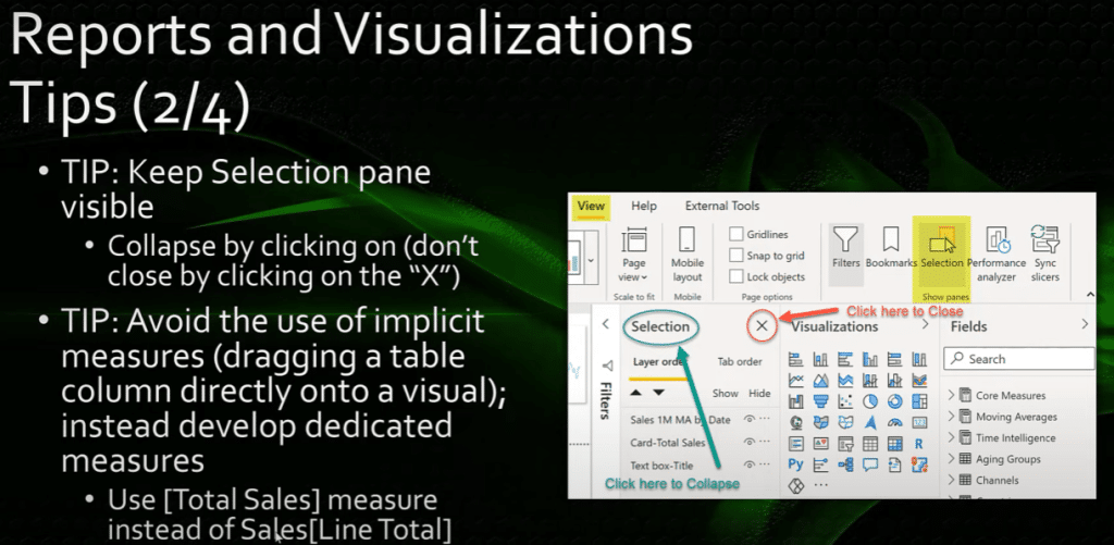 Power BI report examples