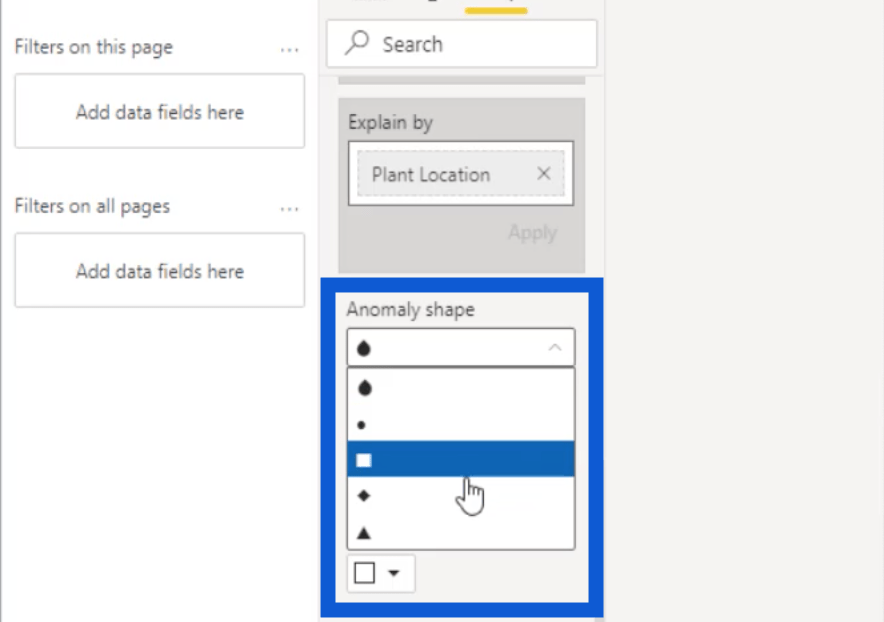 anomaly detection in Power BI