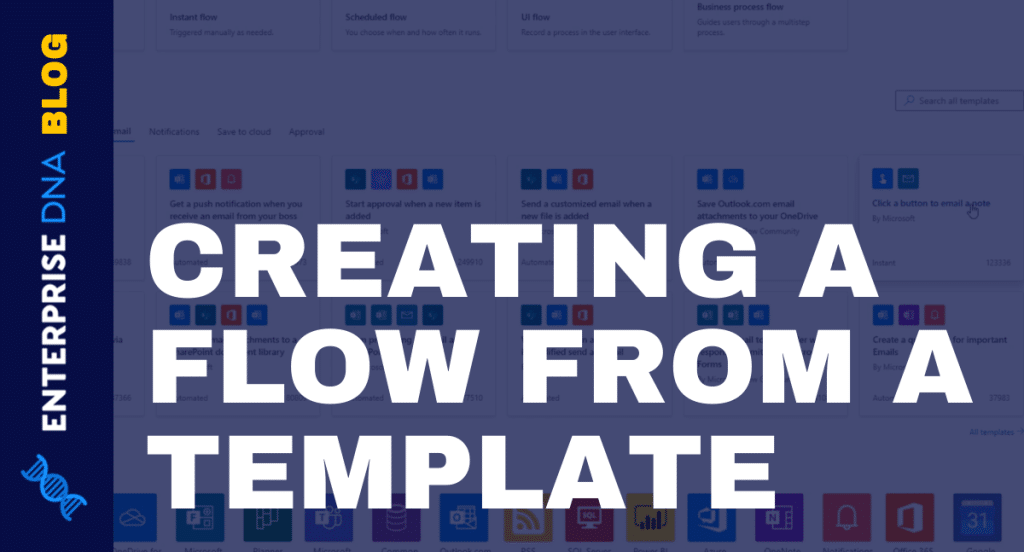 Power Automate Template Creating And Running Flows