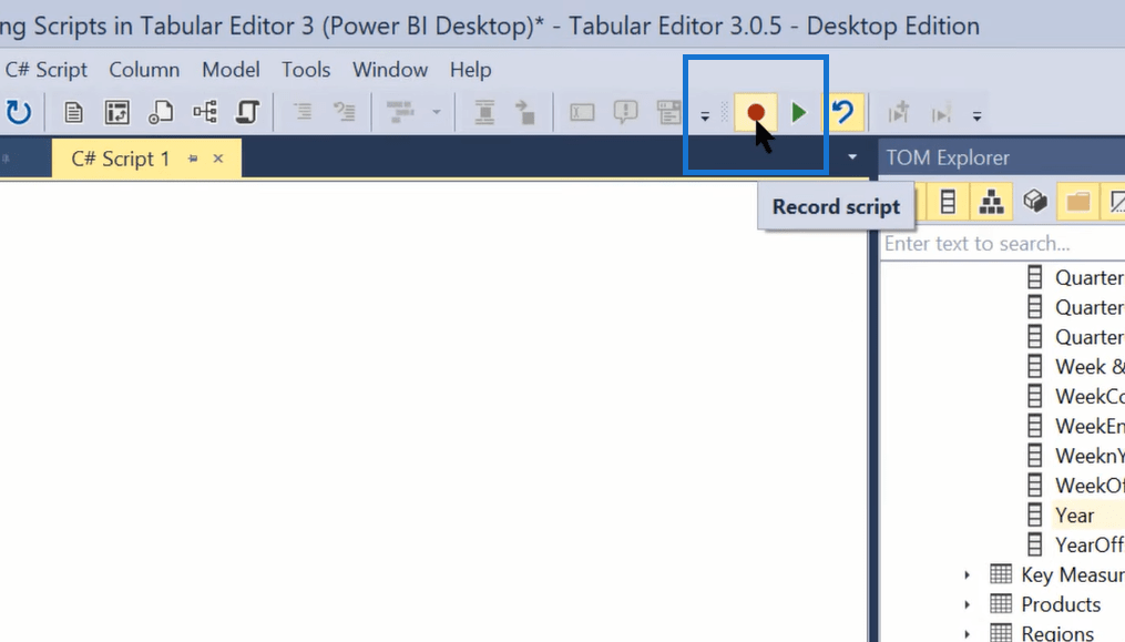 power bi tabular editor