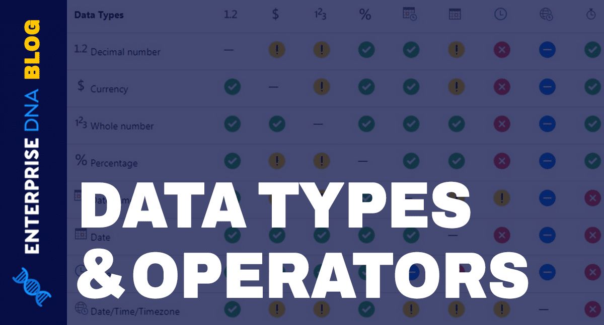 Power Query Data Types And Connectors