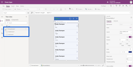 PowerApps Galleries: An Introduction – Master Data Skills + AI