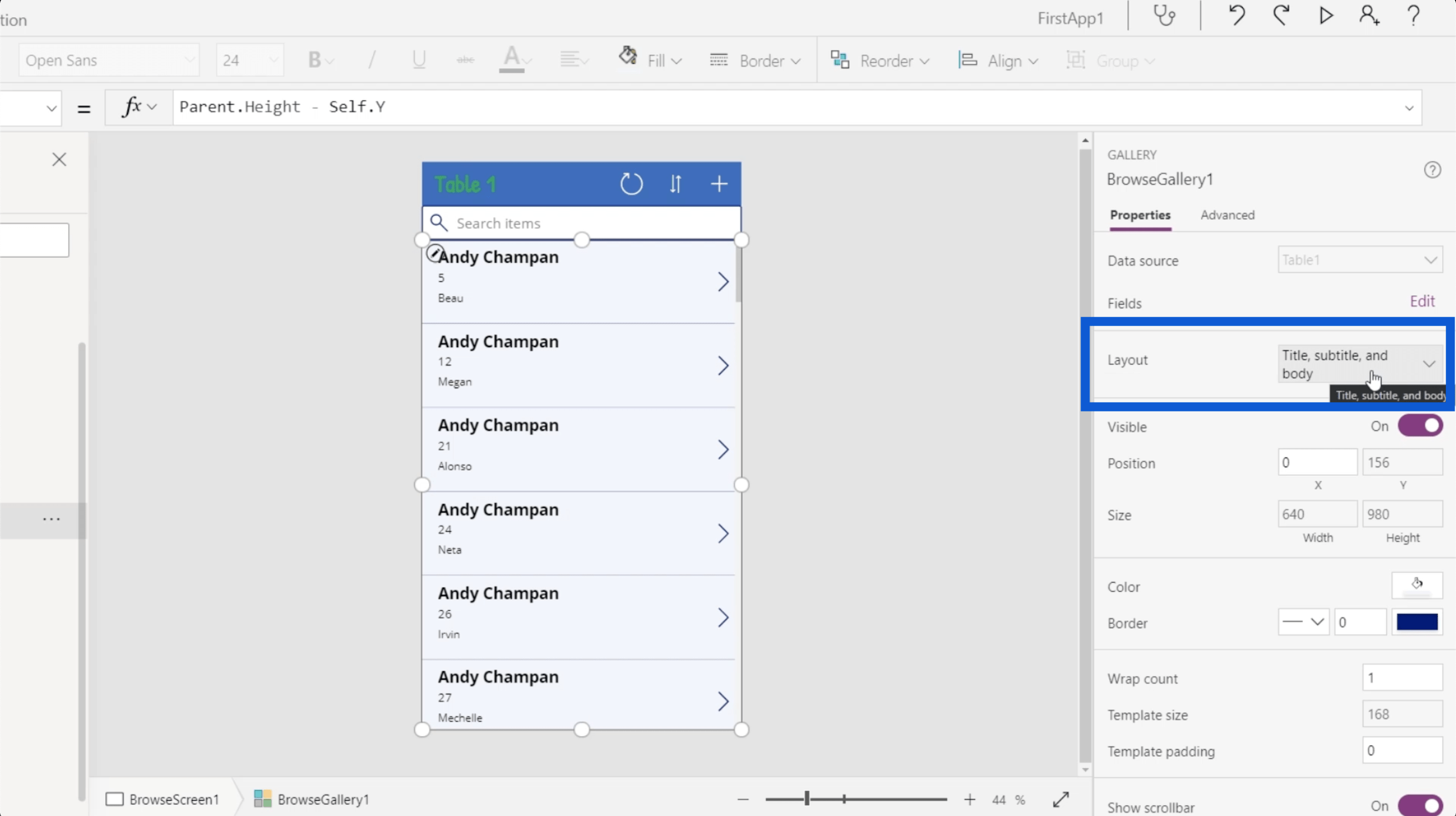 PowerApps Galleries: An Introduction