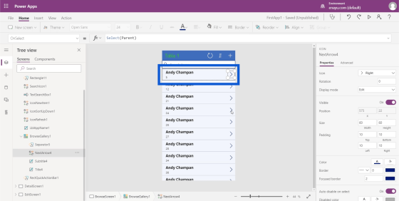 PowerApps Galleries: An Introduction – Master Data Skills + AI