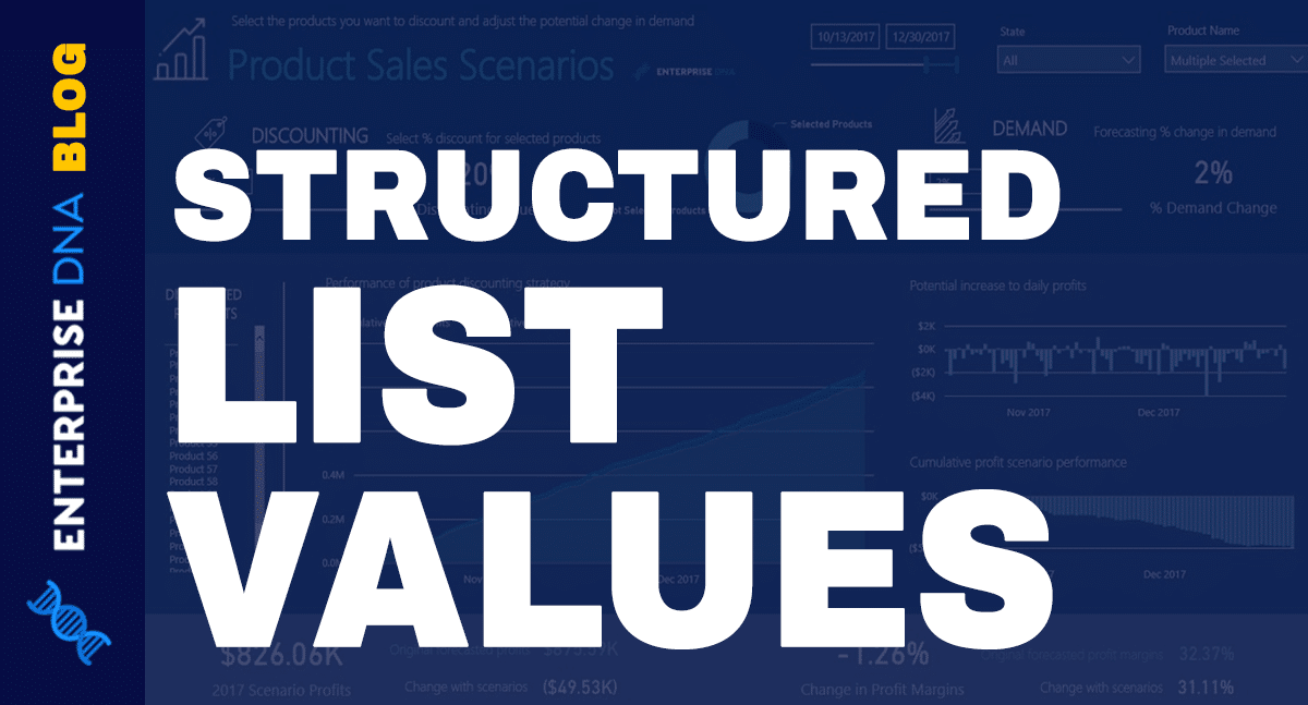 Structured List Value – An Ordered Sequence Of Values
