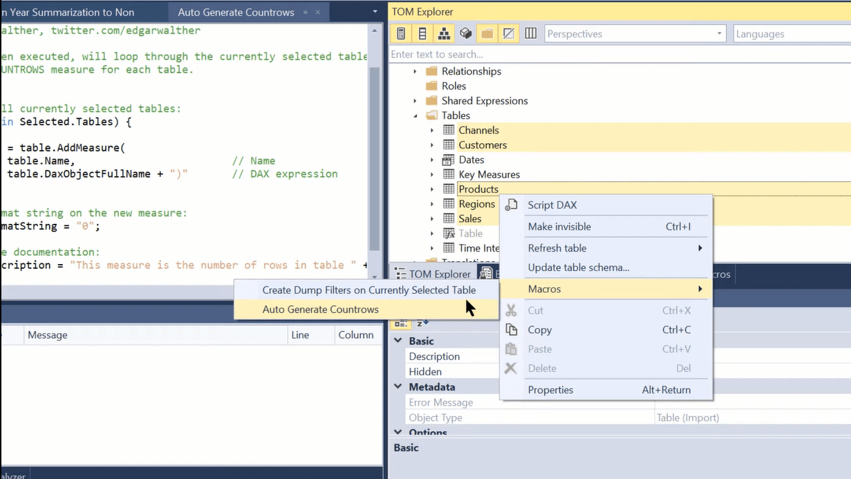 power bi tabular editor