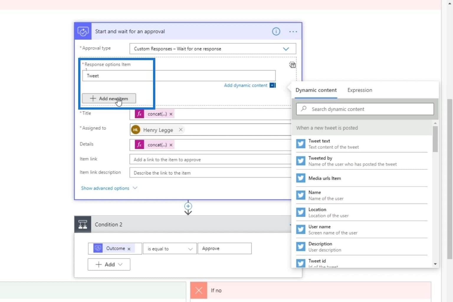 Microsoft Flow Approval With Multiple Options – Master Data Skills + AI