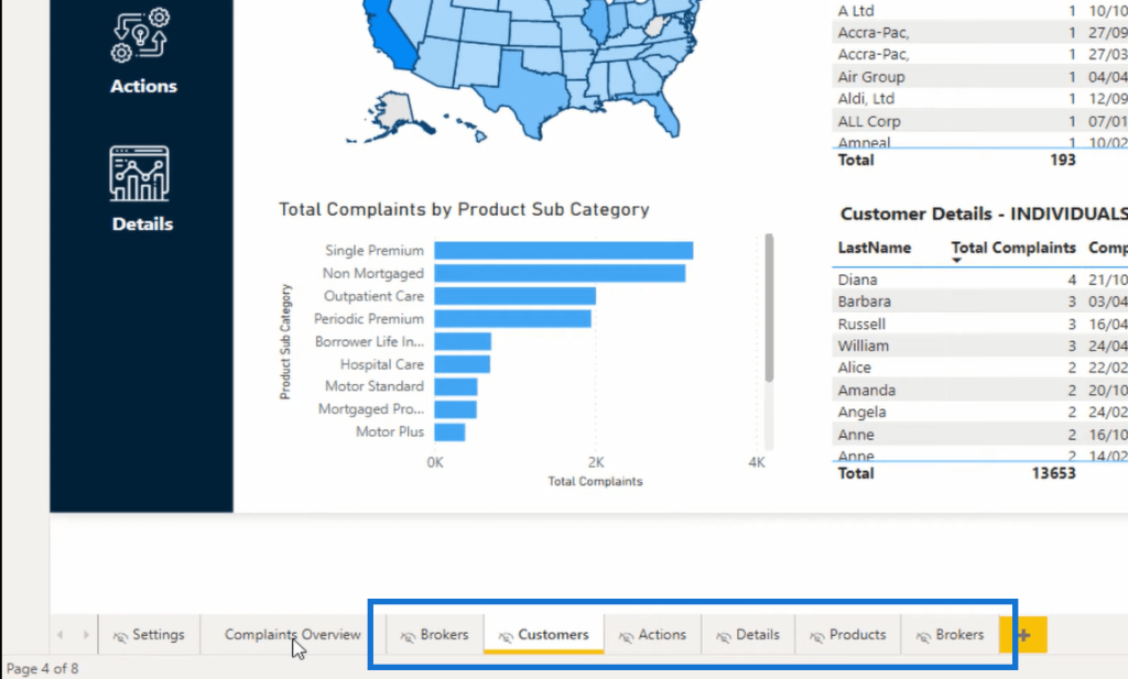 Power BI design tips