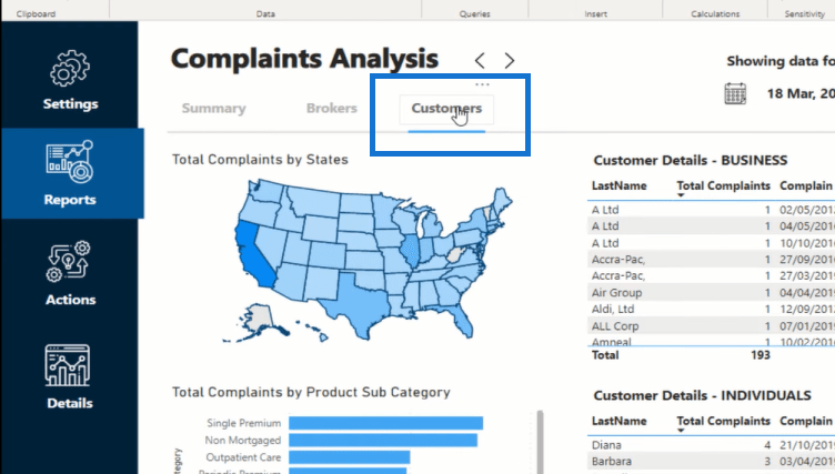 Power BI design tips