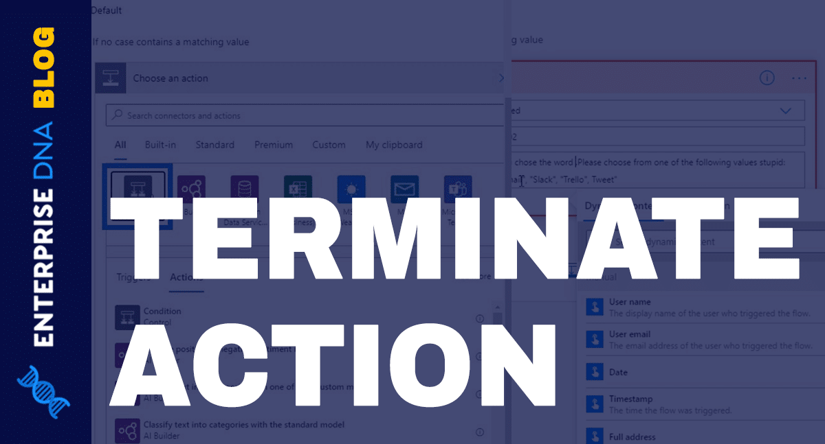 Power Automate Terminate Action Control In Flows