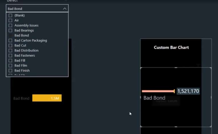 bar charts in Power BI