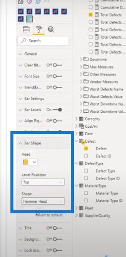 bar charts in Power BI