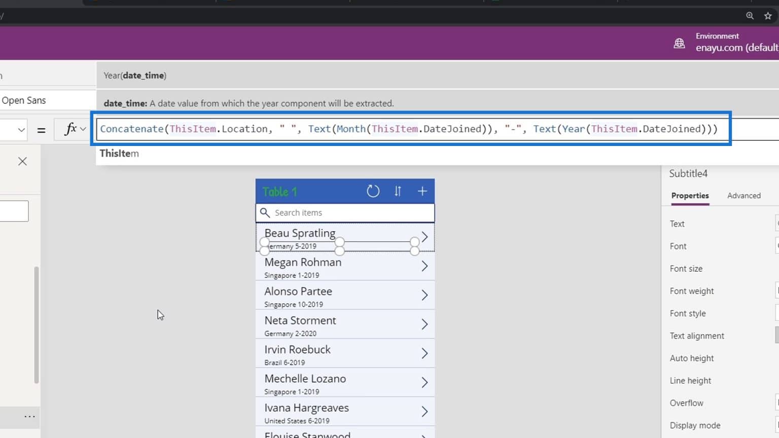 PowerApps Functions And Formulas | An Introduction – Master Data Skills ...