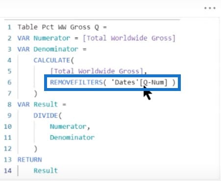 DAX optimization