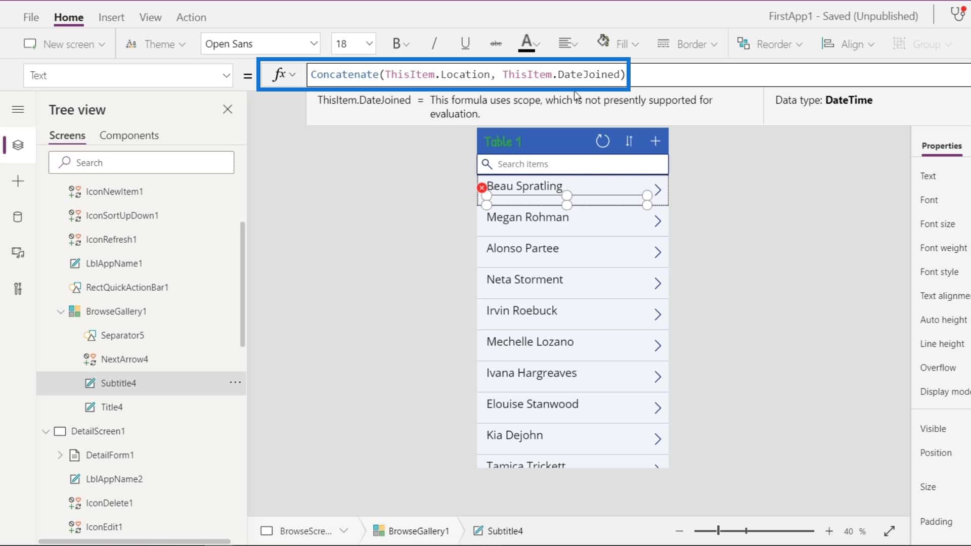 PowerApps Functions And Formulas | An Introduction - Enterprise DNA