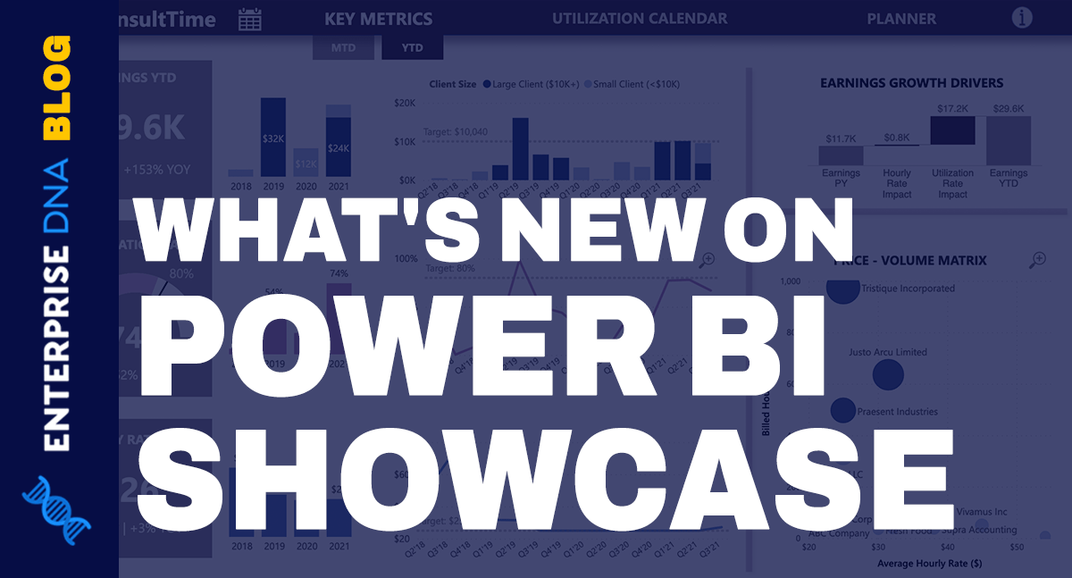 New On Power BI Showcase - Earnings Reports and Timesheet Analysis