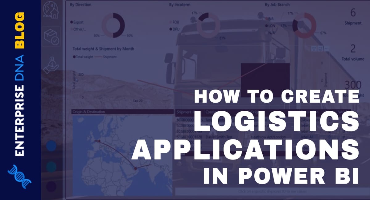 Power BI Sample Dashboard Using Logistics Data