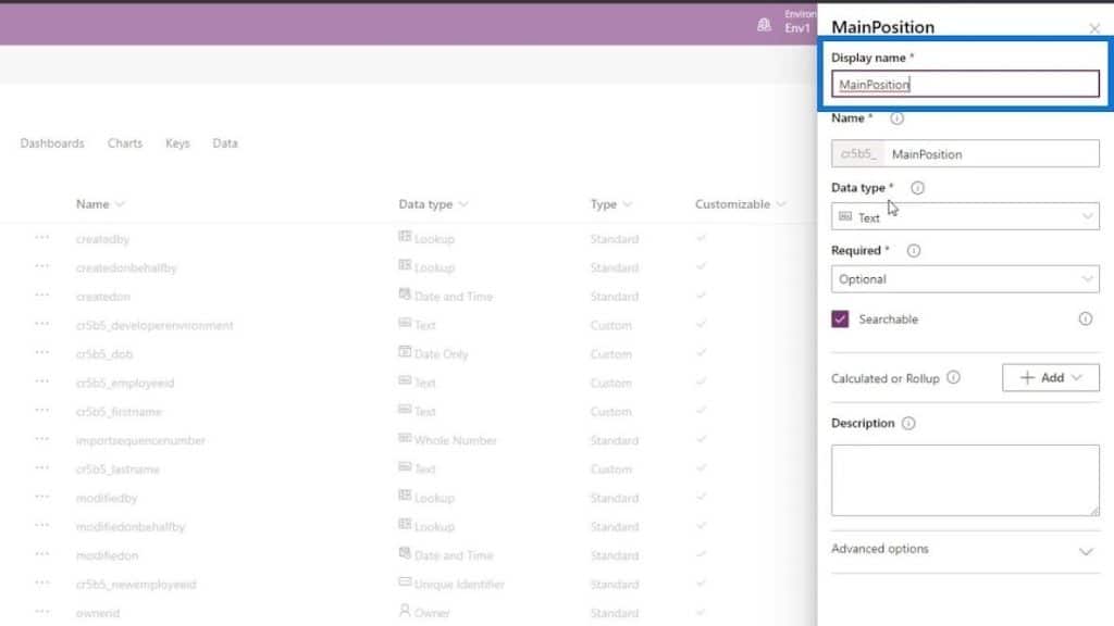 PowerApps Form: Adding And Modifying Fields – Master Data Skills + AI