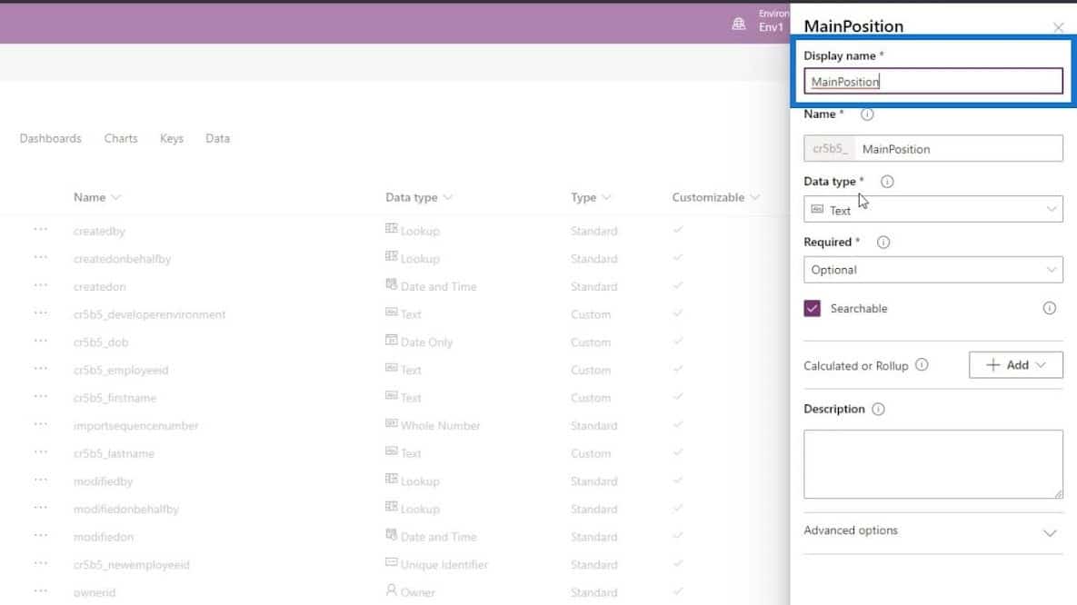 PowerApps form