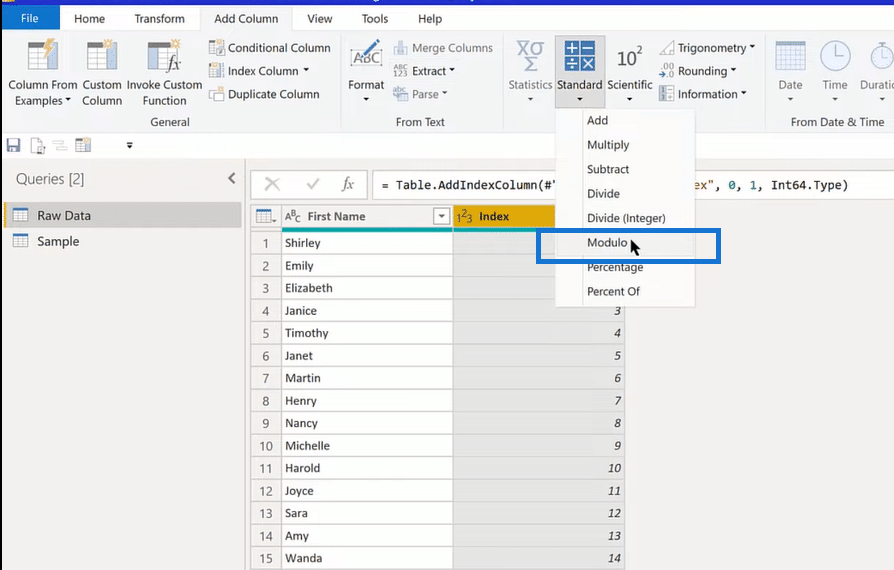 power bi modulo