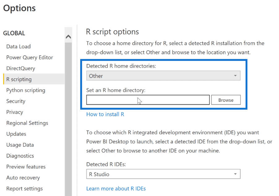 Power BI with R