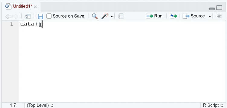 data frames in R