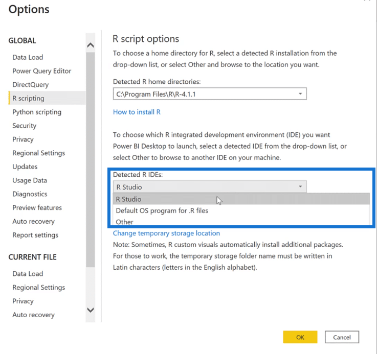 Power BI with R