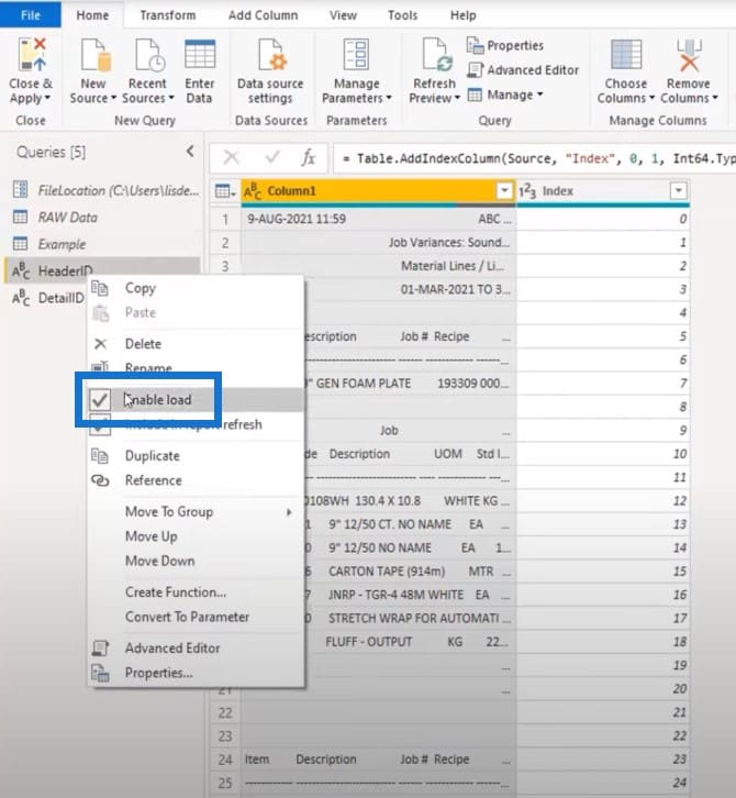 Microsoft power query