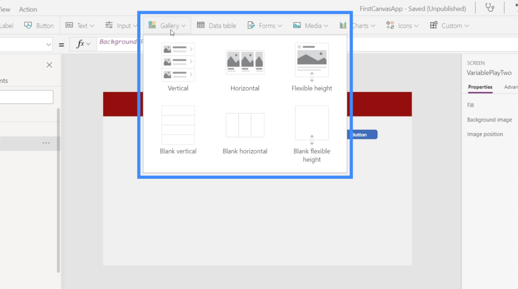 create variables