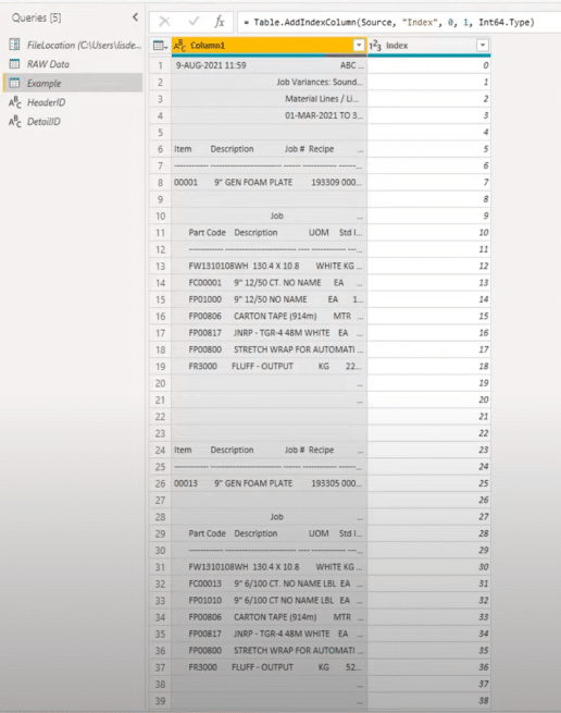 Microsoft power query