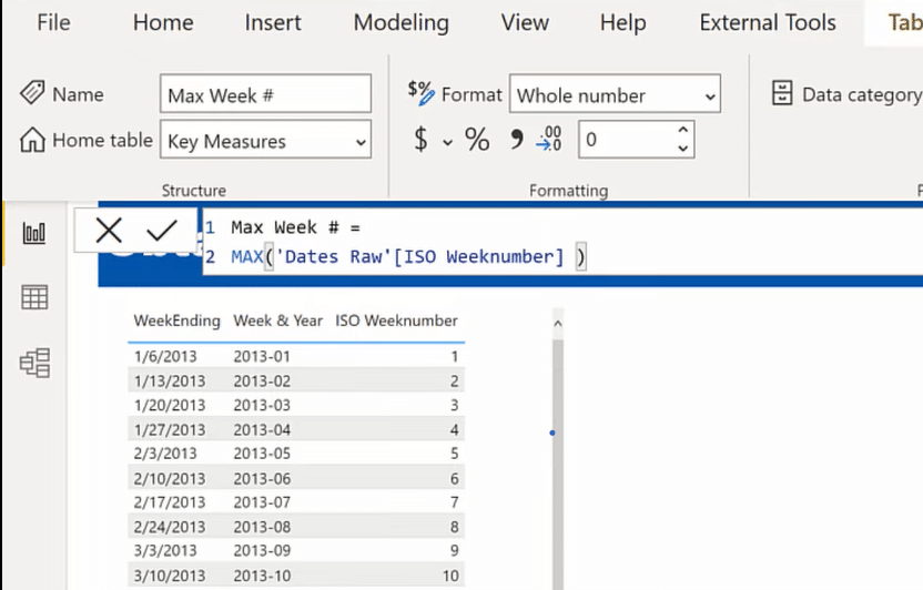 power bi previous week