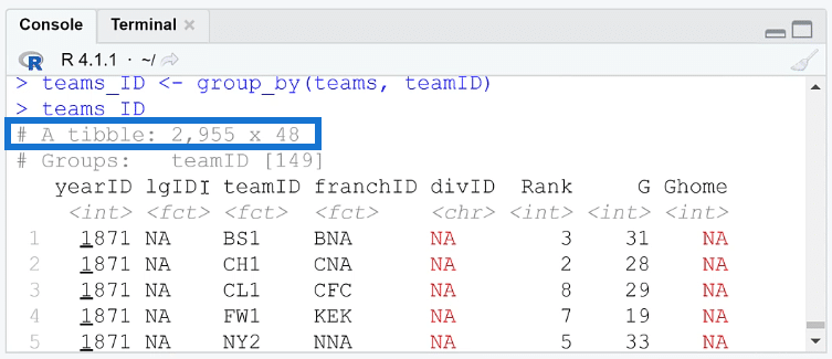 filter rows in R