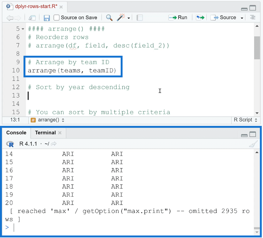 Arrange Filter Group Rows In R Using dplyr Master Data