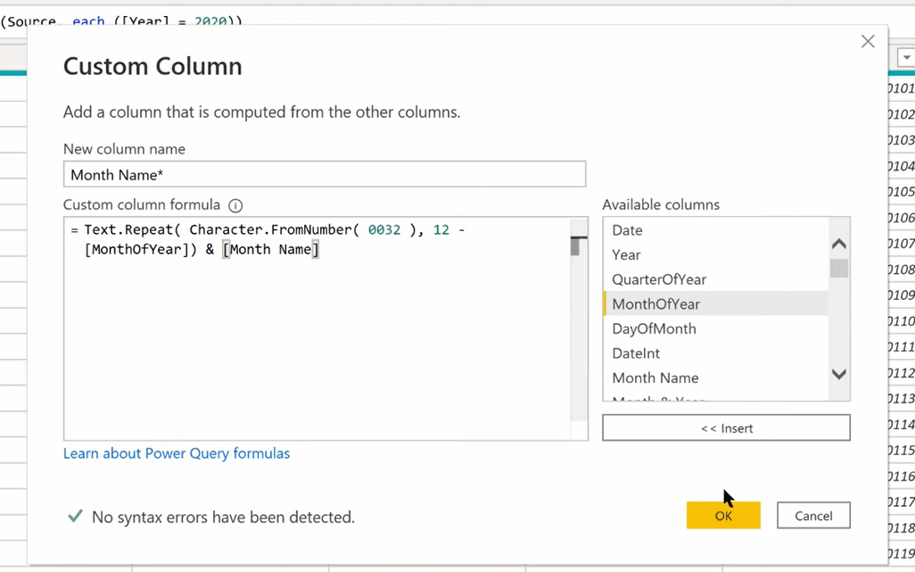 dax and power query