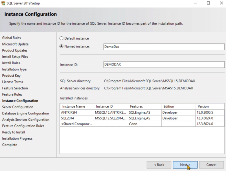 install SQL Server