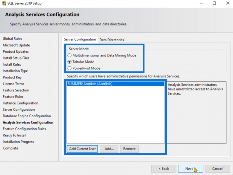 install SQL Server