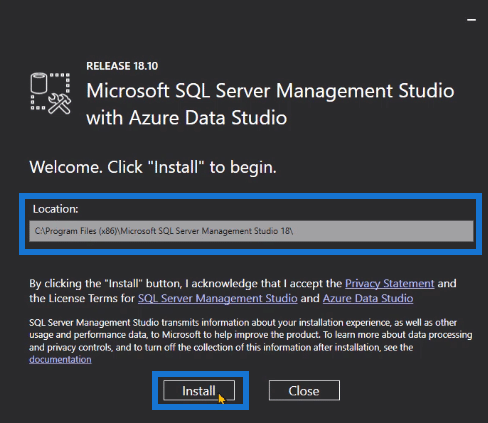 install SQL Server