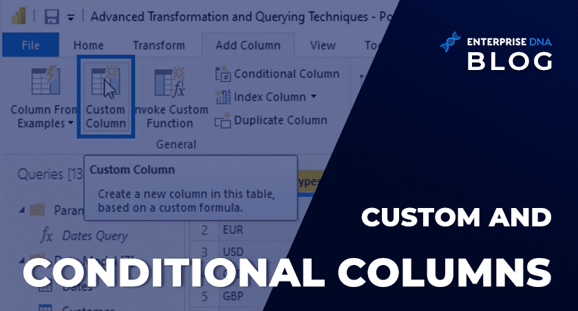 Custom and Conditional Columns