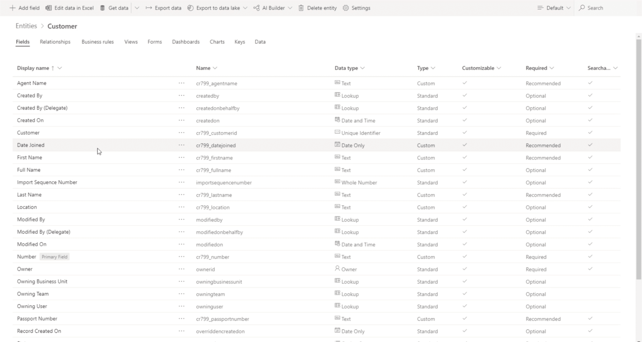 Powerapps Data How To Upload And View Data In Entities Master Data Skills Ai 0171