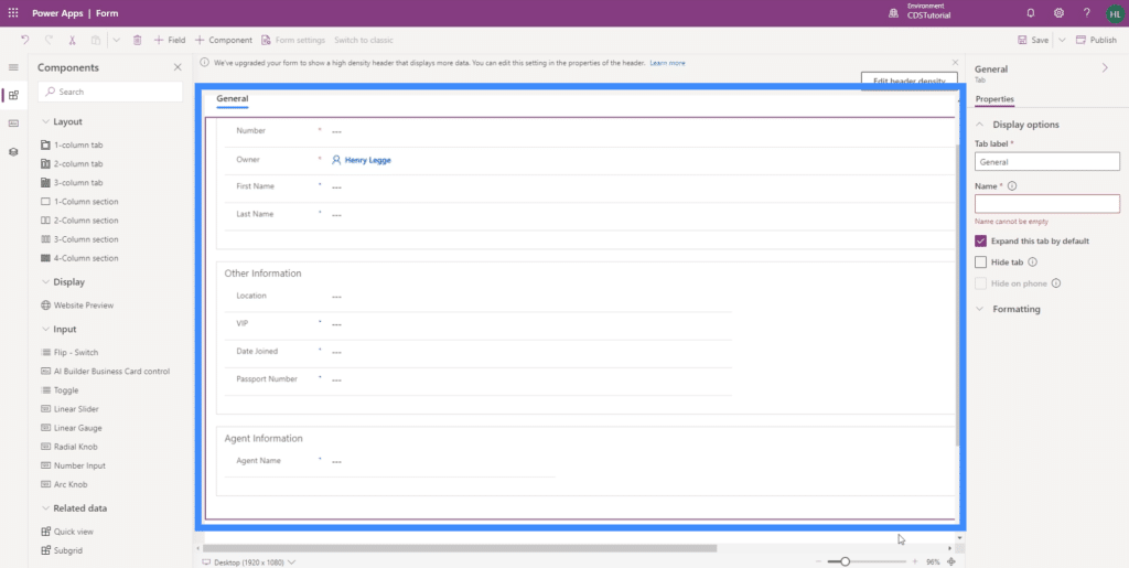 powerapps views