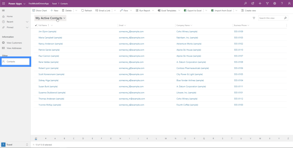 power apps model driven