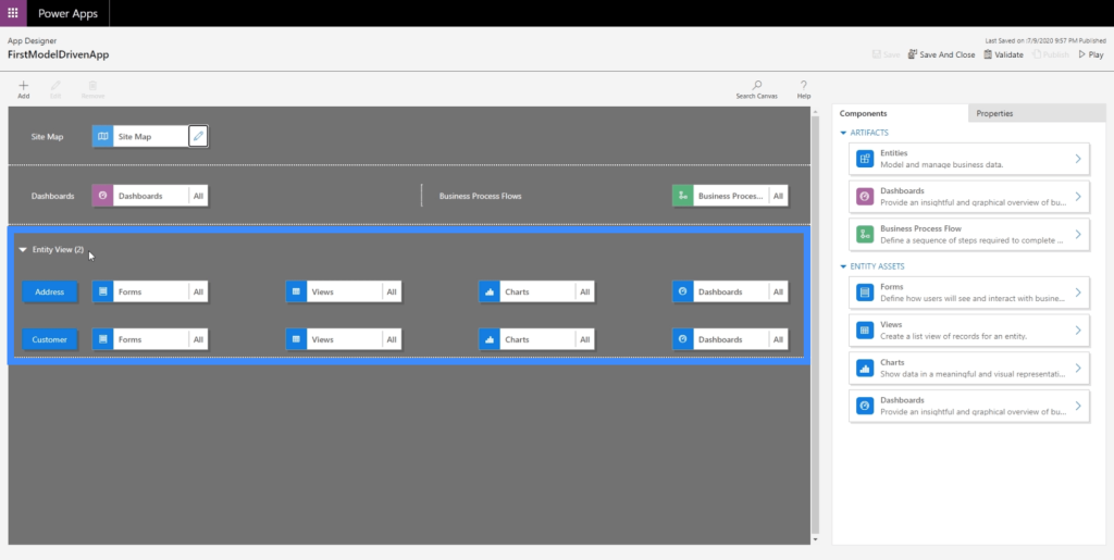 power apps model driven