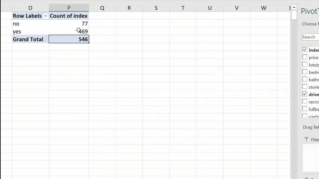 frequency tables in excel